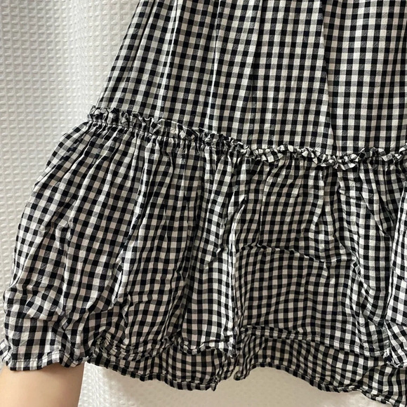 W&W ONCE LOFT Gingham Peplum Tank - Picture 3 of 6